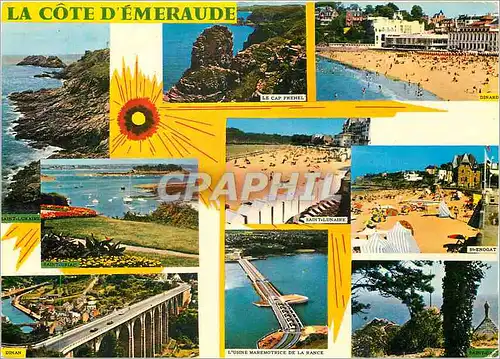 Cartes postales moderne La Cote d'Emeraude Dinard Dinan St Enogat St Lunaire