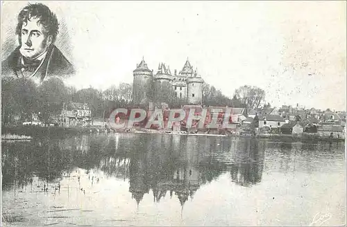 Moderne Karte Chateaubriand et le Chateau de Combourg