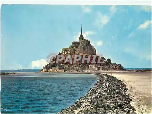 Moderne Karte Mont Saint Michel Vois tu cette greve immense que la mer recouvre et abandonne deux fois par jou