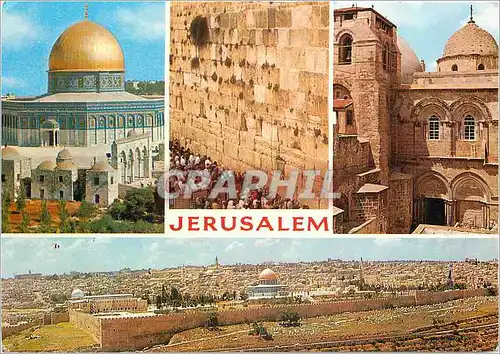 Moderne Karte Jerusalem