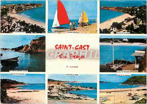 Cartes postales moderne Saint Cast Ses Plages