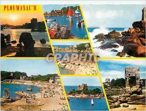 Cartes postales moderne La Cote de Granit Rose Ploumanach