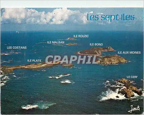 Cartes postales moderne Les Sept iles