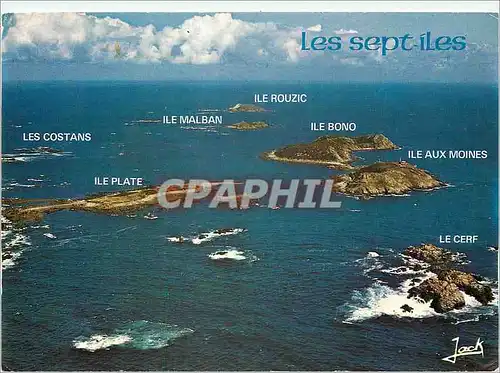 Cartes postales moderne Les Sept Iles