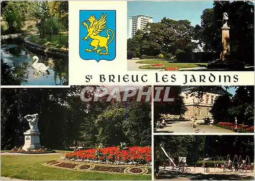 Cartes postales moderne St Brieuc les Jardins