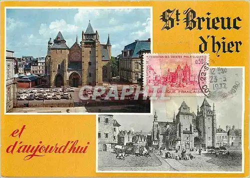 Cartes postales moderne Saint Brieuc C du N La Cathedrale