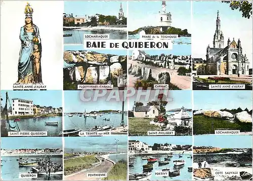 Cartes postales moderne Baie de Quiberon Locmariaquer Phare de la Teignouse Sainte Anne d'Auray La Trinite sur Mer Saint