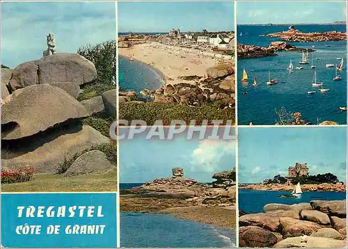 Cartes postales moderne Tregastel Cote de Granit