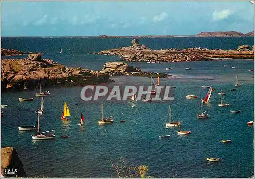 Cartes postales moderne Tregastel Mouillage Les Rochers