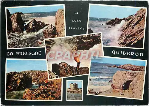 Cartes postales moderne La Cote Sauvage En Bretagne Quiberon