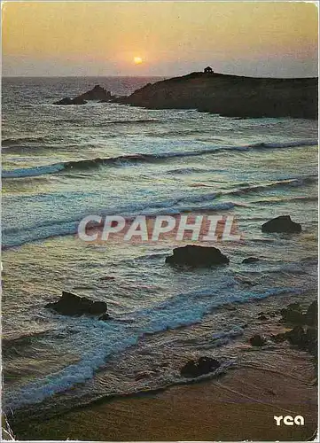 Cartes postales moderne La Bretagne Pittoresque Crepuscule sur la Cote Sauvage