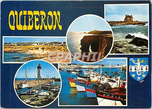 Moderne Karte Quiberon Morbihan Sofitel et la Thalassotherapie