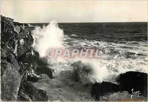 Cartes postales moderne Cotes de Bretagne Vague a l'Assaut