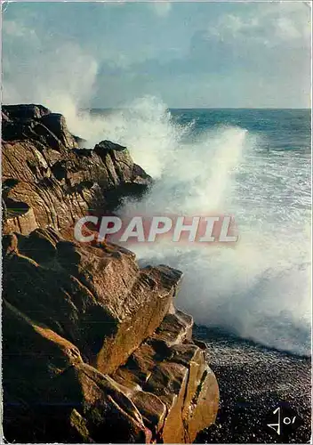 Cartes postales moderne Vague deferlant sur la Cote Bretonne