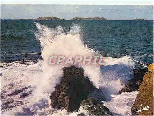 Cartes postales moderne Effet de Vagues sur la Cote