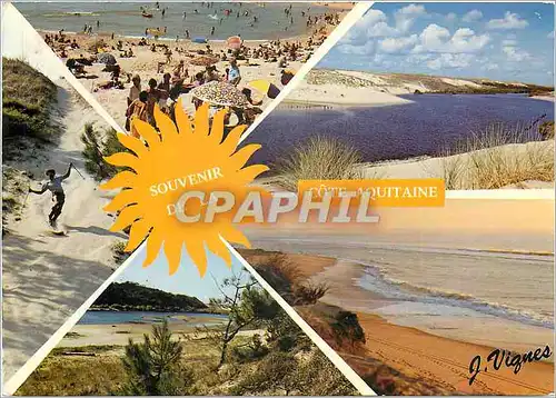 Cartes postales moderne Souvenir de la Cote Aquitaine