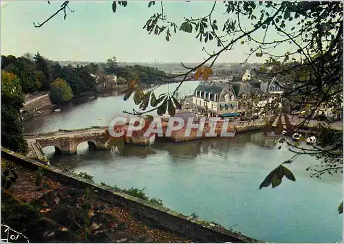 Cartes postales moderne Auray Morbihan Paysage d'Automne sur Saint Goustan