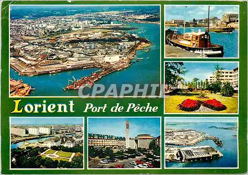 Moderne Karte Lorient Port de Peche
