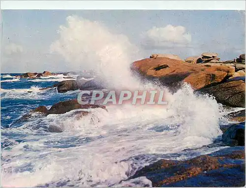 Moderne Karte Tempete sur la Cote Bretonne