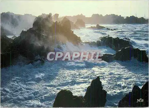 Cartes postales moderne La Bretagne Pittoresque Gros temps sur la cote