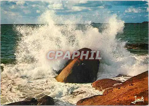 Cartes postales moderne Effet de Vague par grosse mer