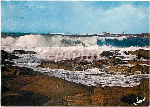 Cartes postales moderne Tempete deferlant sur la cote