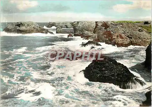 Cartes postales moderne Belle Isle en Mer Sauzon La Roche Percee et la Cote de l'Apothicairerie