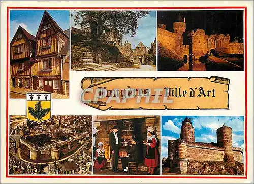 Cartes postales moderne Fougeres Ville d'Art