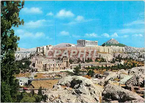 Cartes postales moderne Athenes Vue de l'Acropole