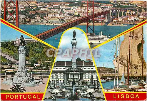 Moderne Karte Portugal Lisboa