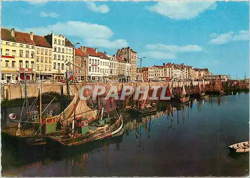 Cartes postales moderne Ostende Port de pecheurs Bateaux