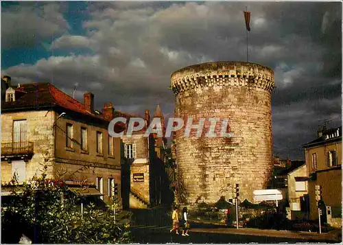 Moderne Karte Capitale du Perigord Perigueux Dordogne La tour de Mataguerre reconstruite au XV