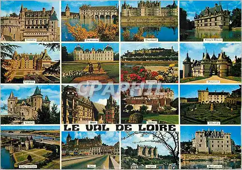 Cartes postales moderne Le Val de Loire Chateaux