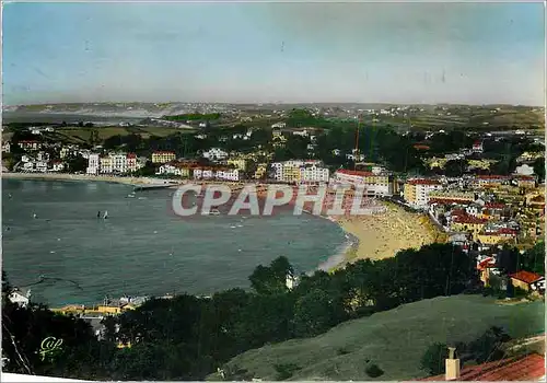 Moderne Karte Saint Jean de Luz Vue generale