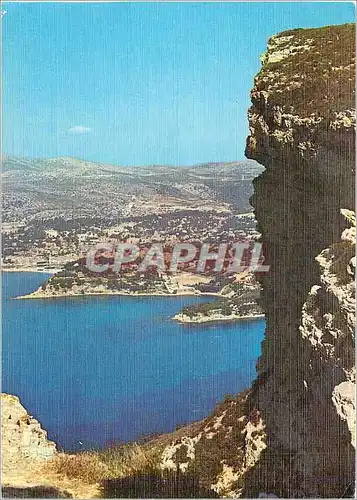 Cartes postales moderne Lumiere et Beaute de la Cote d'Azur Cassis Les Calanques Vue du Cap Canaille
