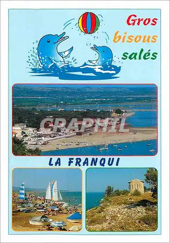 Cartes postales moderne Gros bisous sales La Franqui Dauphin