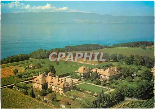 Cartes postales moderne Thonon les Bains Haute Savoie Chateau de Ripaille Lac Leman et Cote Suisse