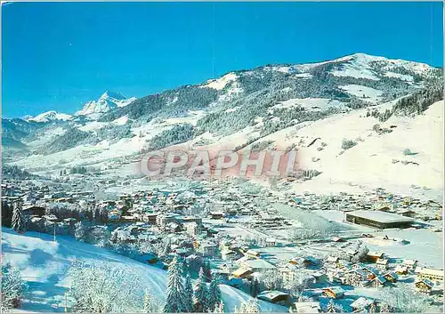 Cartes postales moderne Megeve La Capitale des Sports d'Hiver Vue generale de la Station