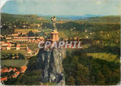 Moderne Karte Le Puy en Velay Haute Loire Statue Colossale de Notre Dame de France