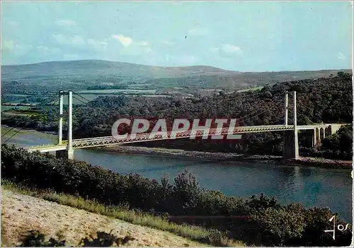 Cartes postales moderne Pont de Terenez et le Menez Hom