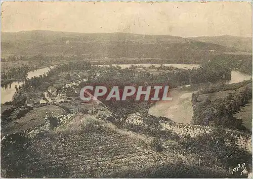 Cartes postales moderne Le Lot Capdenac Vic et la Boucle du Lot