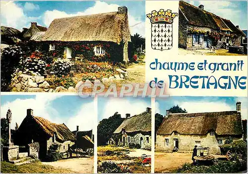 Cartes postales moderne Chaume et Granit de Bretagne