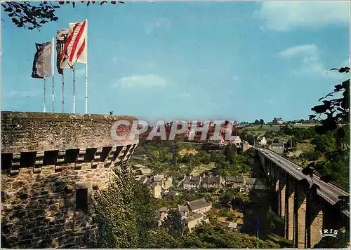 Cartes postales moderne Dinan Cite Medievale La Tour Ste Catherine et le Viaduc