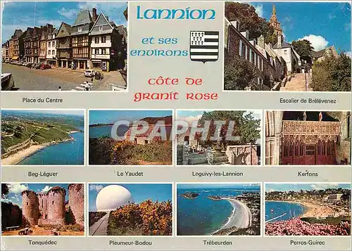 Cartes postales moderne Lannion et ses Environs Cote de Granit Rose