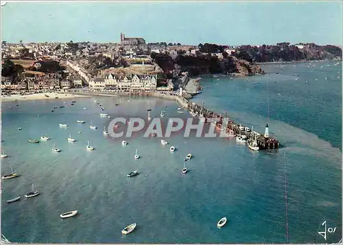 Cartes postales moderne Cancale L et V Le Port et la digue