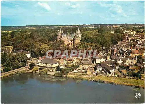 Cartes postales moderne Combourg L et V L'Etang et le Chateau