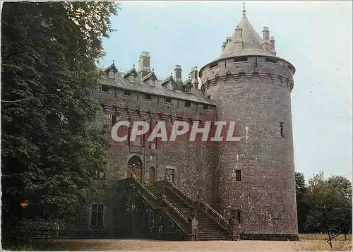 Cartes postales moderne La Bretagne Combourg Le Chateau feodal vu de face Entree principale