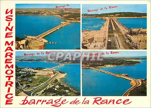 Cartes postales moderne Usine Mare Motrice Barrage de la Rance