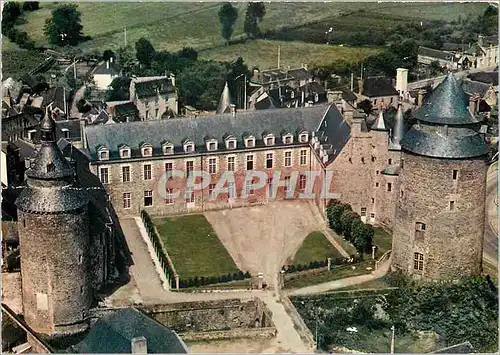 Moderne Karte Chateaugiron L et V Vue aerienne Le Chateau