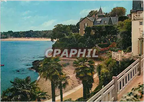 Cartes postales moderne Dinard L et V Promenade au Clair de Lune La plage du Prieure